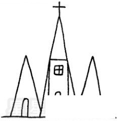 教堂简笔画图片教程