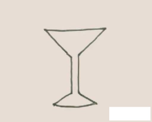 鸡尾酒简笔画