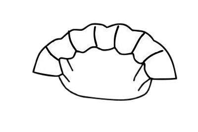 饺子简笔画图片