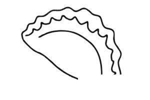 饺子简笔画图片