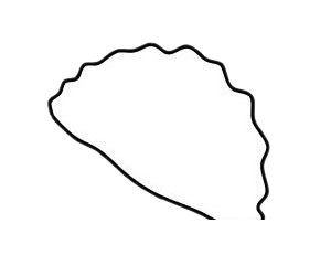 饺子简笔画图片