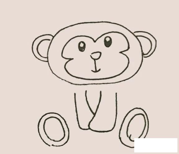 猴子简笔画