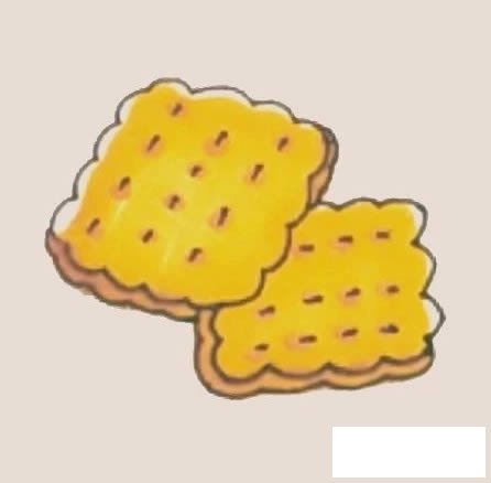 饼干简笔画