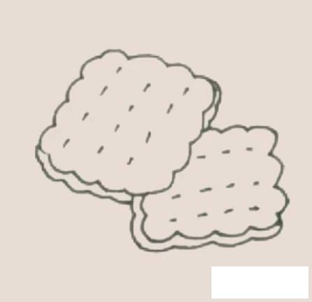 饼干简笔画