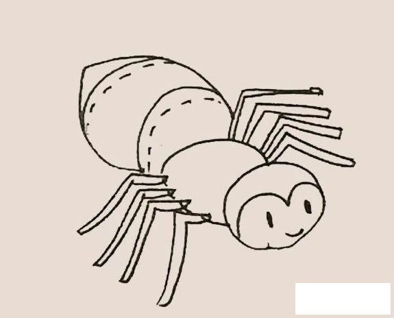 蜘蛛简笔画