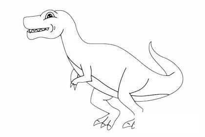 巨兽龙简笔画图片大全作品二