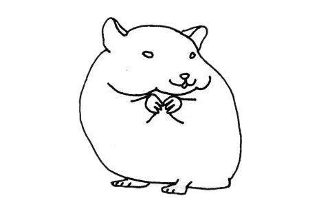 龙猫简笔画图片大全作品五