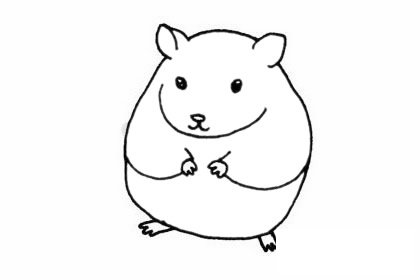 龙猫简笔画图片大全作品二