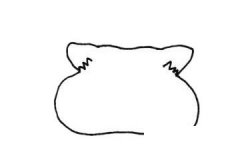 可爱的龙猫简笔画步骤画法及图片大全