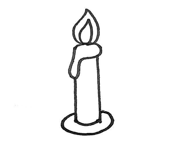 蜡烛简笔画