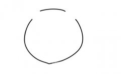 胖胖的小狗简笔画步骤图