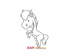 小马驹（儿童简笔画）