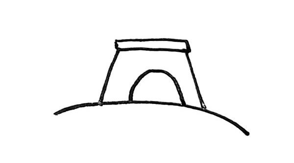 埃菲尔铁塔简笔画