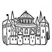 童话里的城堡简笔画图片