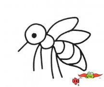 蚊子简笔画图片大全，蚊子怎么画简单的