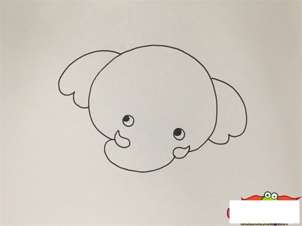 怎么画简单的大象,画大象最简单的画法