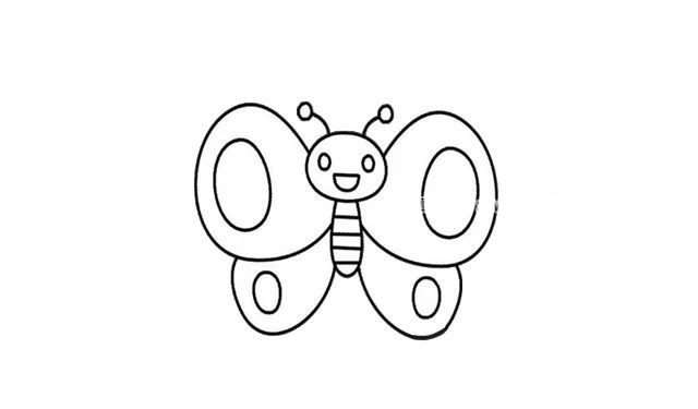 蝴蝶简笔画