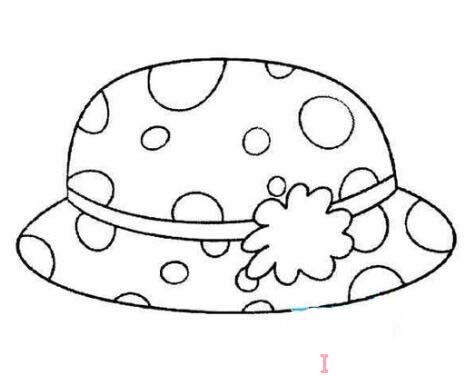 女士漂亮礼帽怎么画简笔画教程简单好看