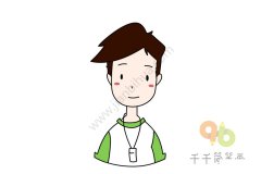 清爽的男生头像简笔画