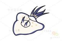 海蛞蝓简笔画