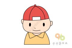 男孩头像简笔画怎么画