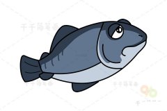 淡水鱼简笔画