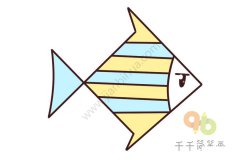 深海里的鱼简笔画怎么画