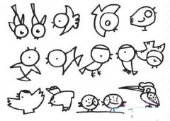 各种鸟类简笔画大全