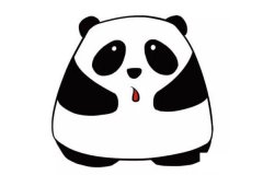 三张可爱的大熊猫简笔画图片