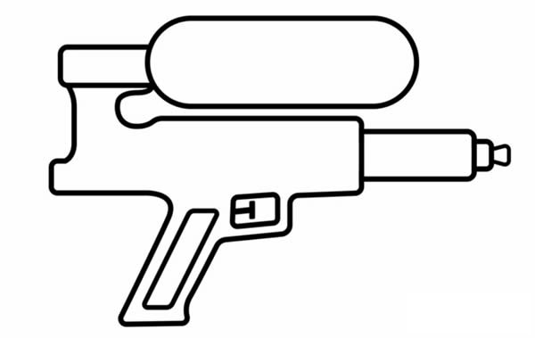 玩具水枪简笔画