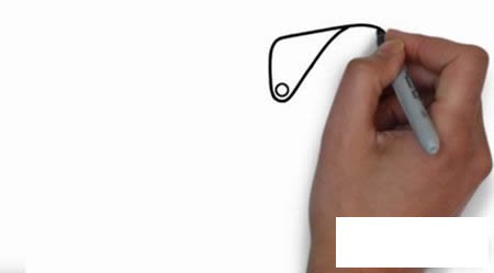 风车简笔画步骤图教程