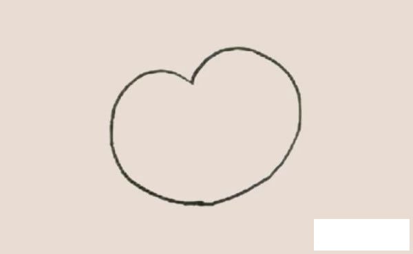 黄桃简笔画图片
