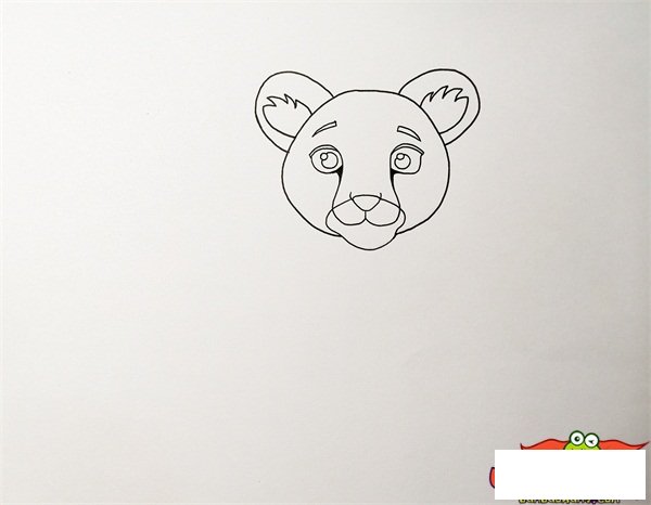 简笔画豹子的画法