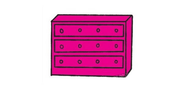 柜简笔画完成图