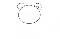 【卡通熊猫简笔画】去上学的熊猫宝宝简笔画步