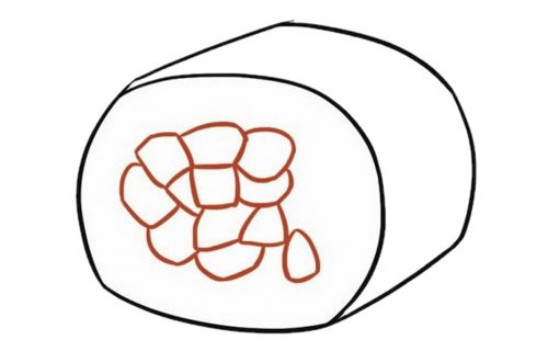 寿司简笔画图片