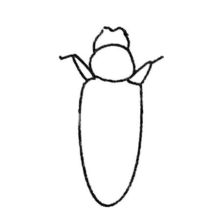 天牛简笔画图片