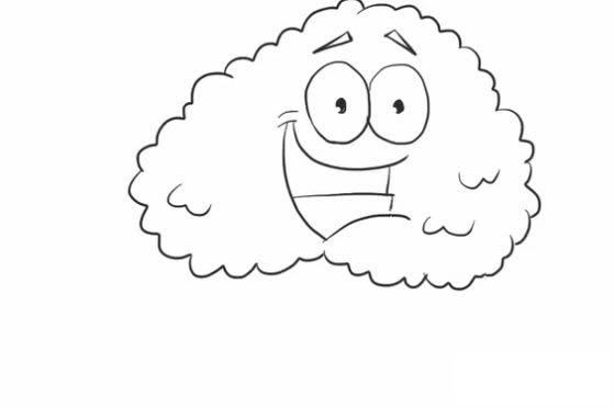 卡通大树简笔画