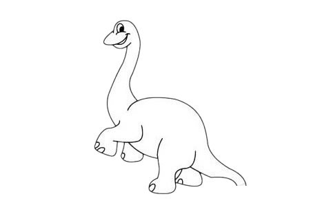 腕龙简笔画图片大全作品四