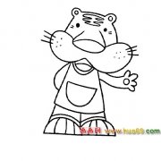 老虎先生│动物简笔画2