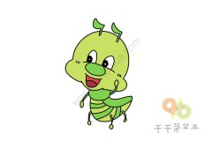 一只小蚂蚁简笔画图片