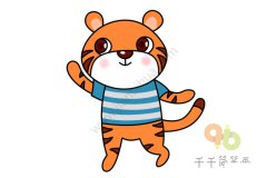 Q版老虎简笔画图片