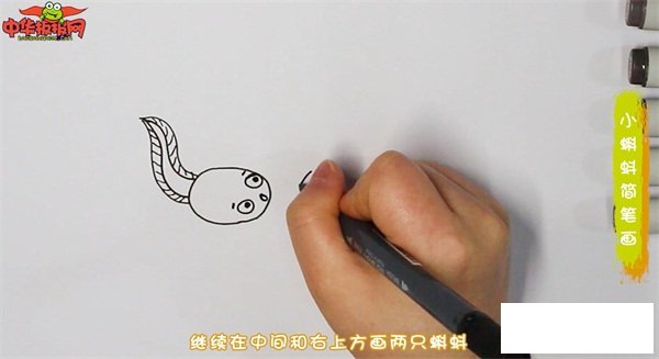 小蝌蚪简笔画