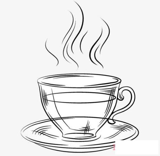 手绘茶杯的画法 儿童画茶杯简单漂亮