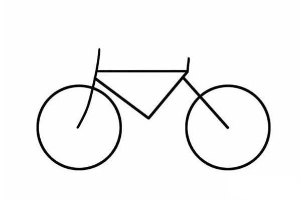 自行车简笔画