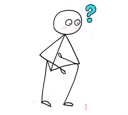 火柴人的画法简笔画教程简单好看