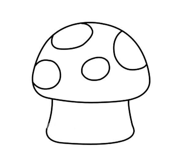 蘑菇屋简笔画