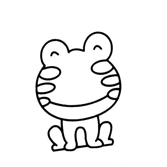 青蛙的简笔画法