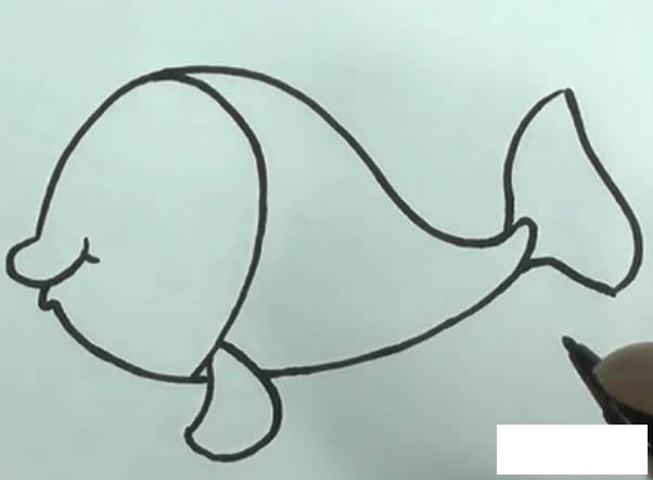 可爱小金鱼简笔画彩色图片