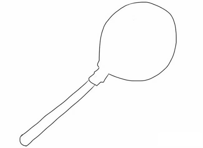 草莓棒棒糖简笔画教程